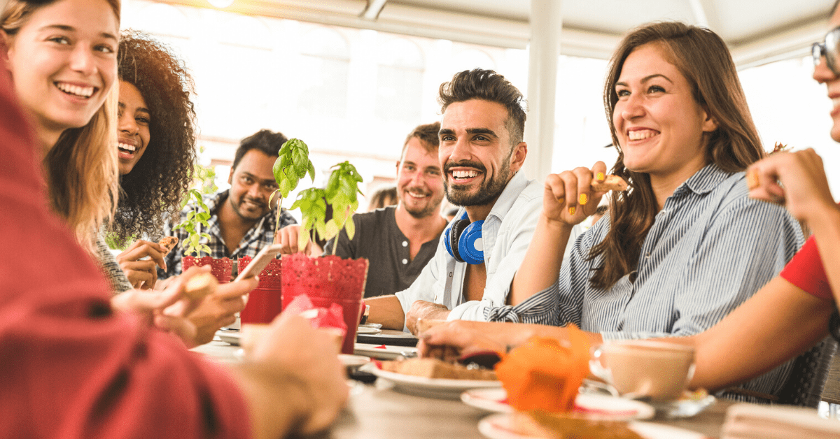 Table of engaged listeners